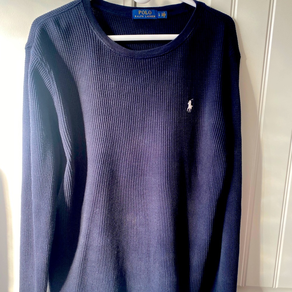 Men’s long sleeve Ralph Lauren polo shirt size L